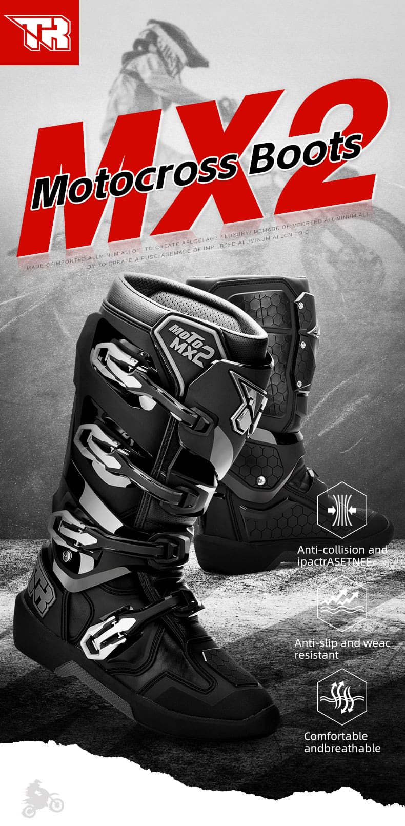 Giày bảo hộ Motocross TR MX2