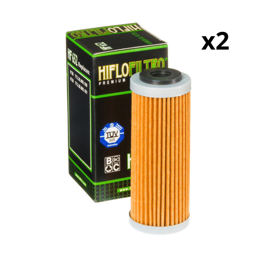 Lọc nhớt K&N KN-652 / Hiflofiltro HF652 cho KTM, Husqvarna, GasGas, Husaberg 4 thì