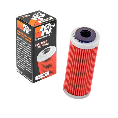 Lọc nhớt K&N KN-652 / Hiflofiltro HF652 cho KTM, Husqvarna, GasGas, Husaberg 4 thì
