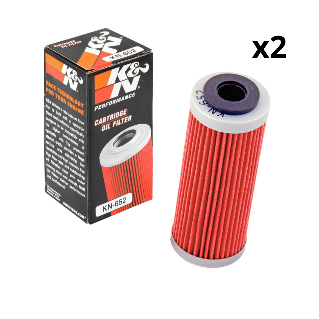 Lọc nhớt K&N KN-652 / Hiflofiltro HF652 cho KTM, Husqvarna, GasGas, Husaberg 4 thì