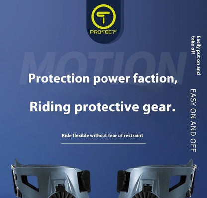 T Brand – Bảo hộ đầu gối cho xe mô tô: Chống va đập, khung bảo vệ cơ học và giáp ngoài (Exoskeleton) – Dành cho off-road & đường trường